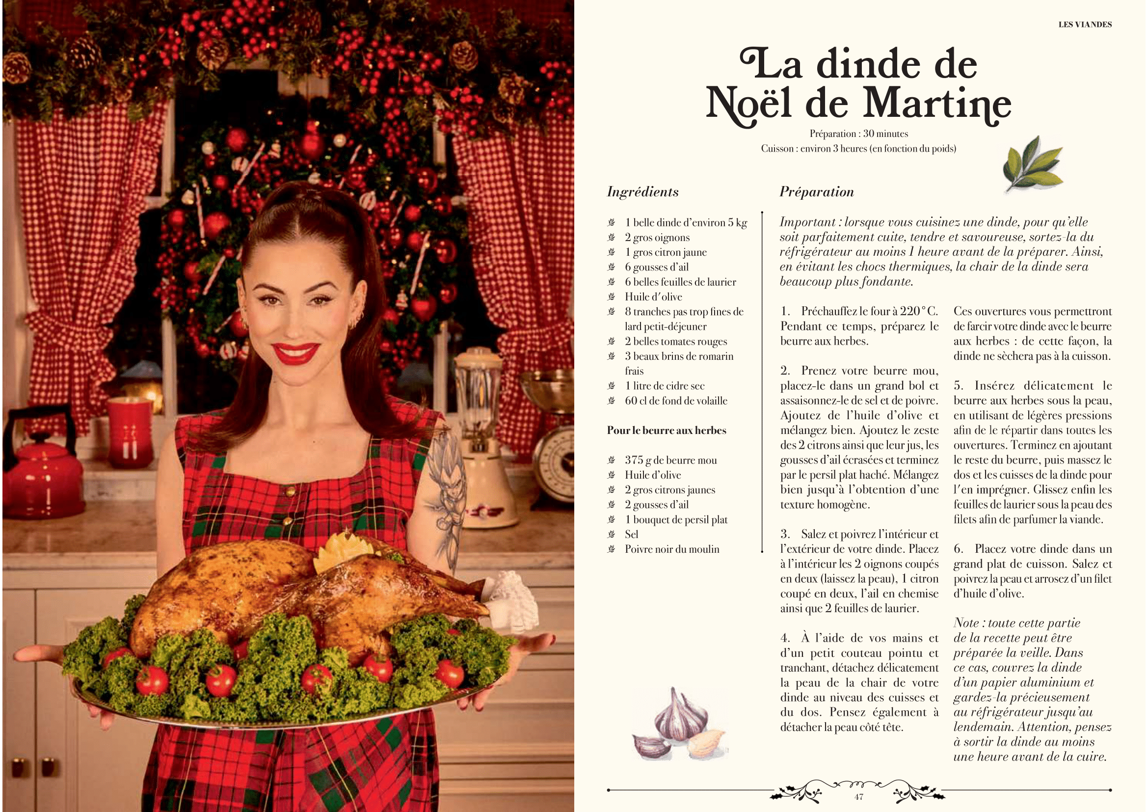 La dinde de Noël de Martine